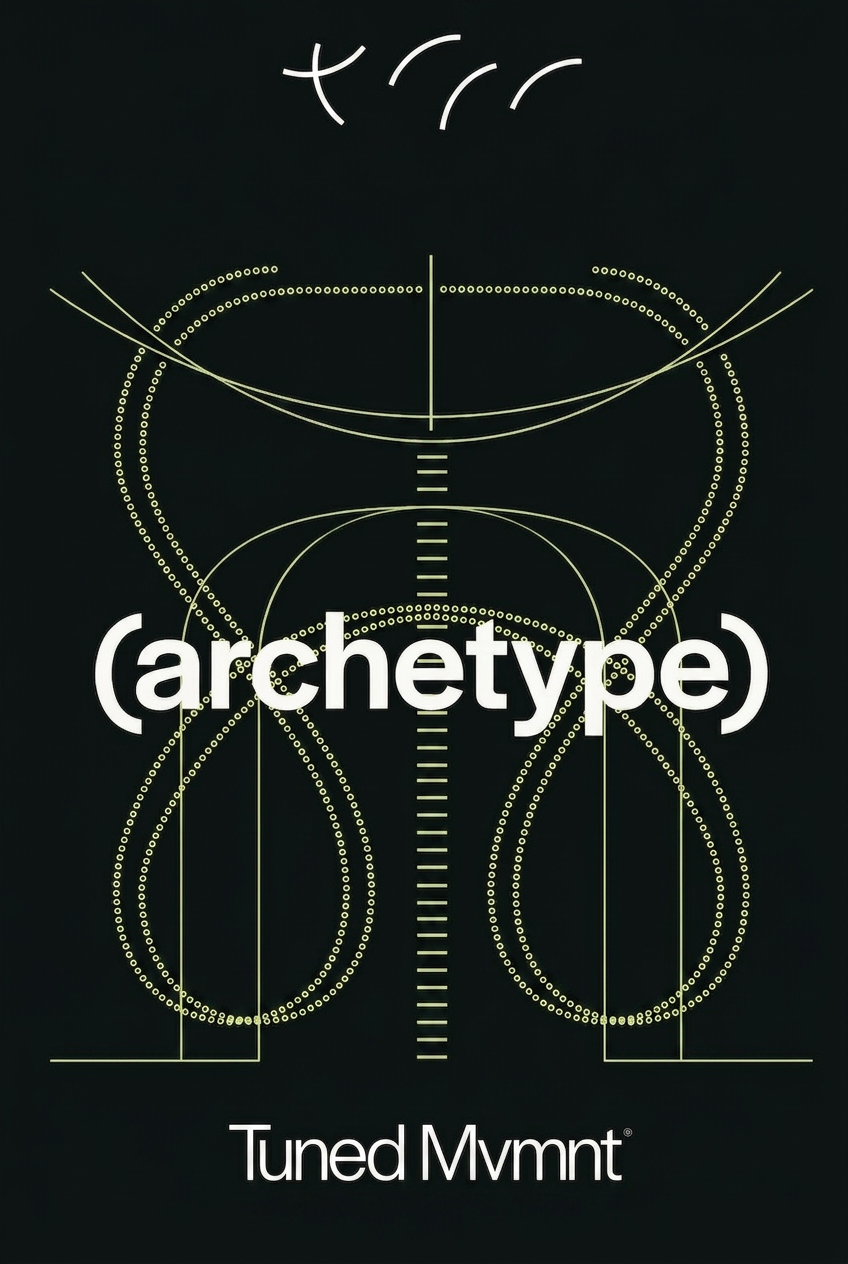 ARCHETYPE category card from the TUNED Postpartum Ritual Deck, shown from the front.