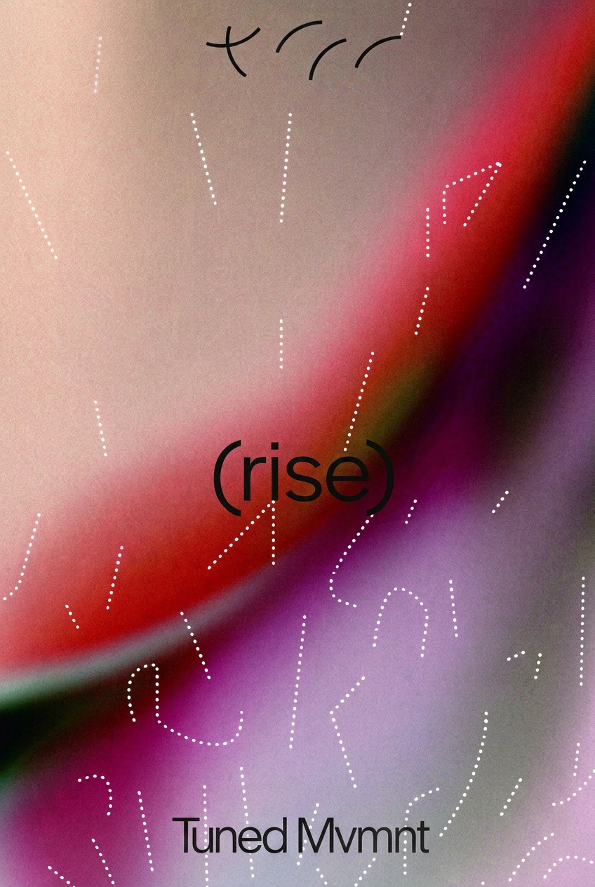 RISE category card from the TUNED Postpartum Ritual Deck, shown from the front.