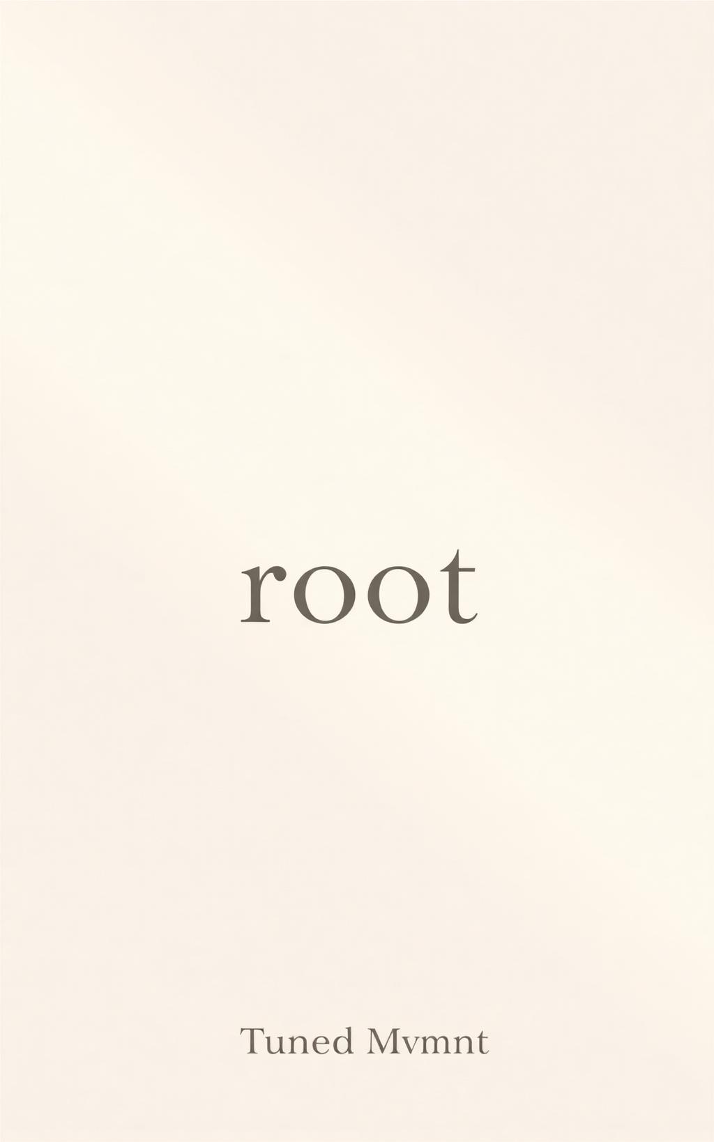 ROOT category card from the TUNED Postpartum Ritual Deck, shown from the front.